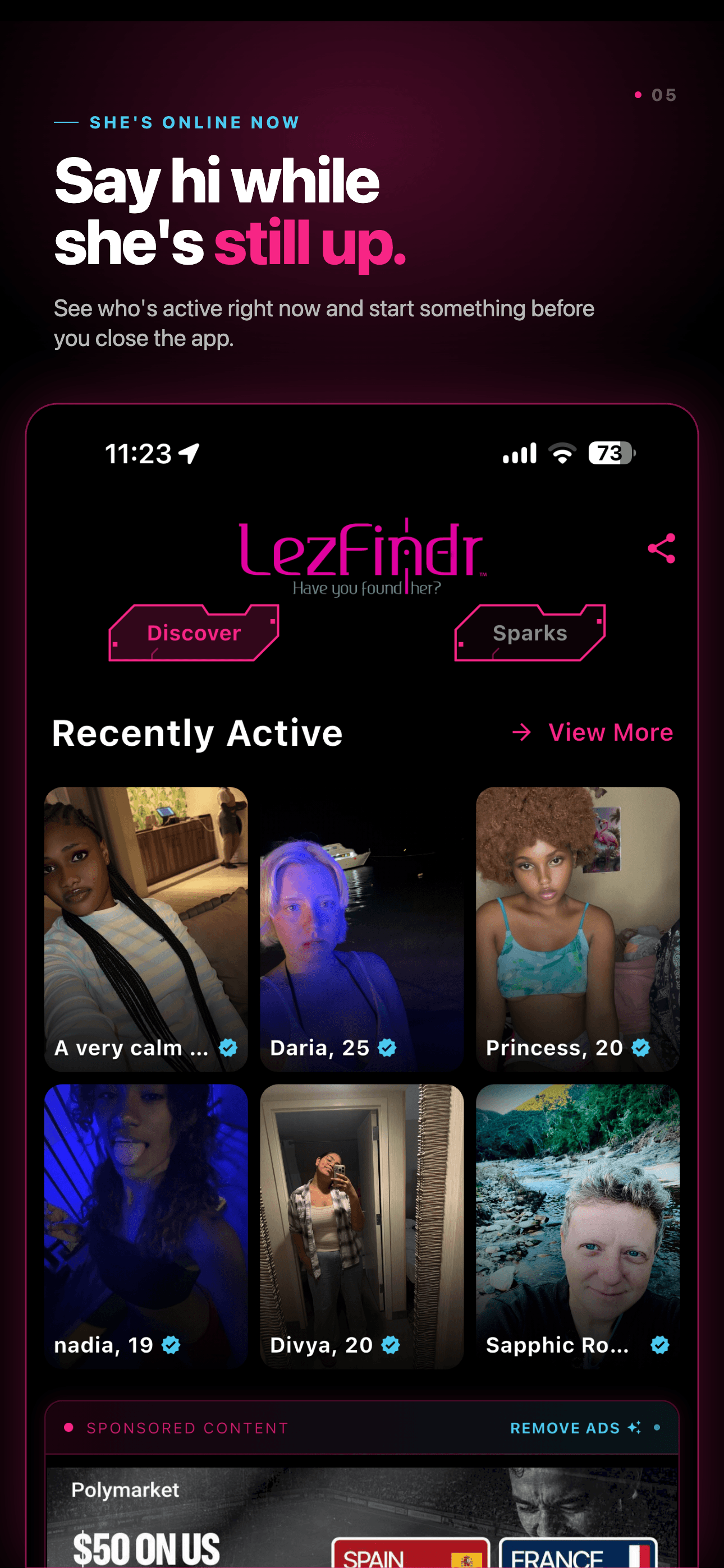 See who is online right now
